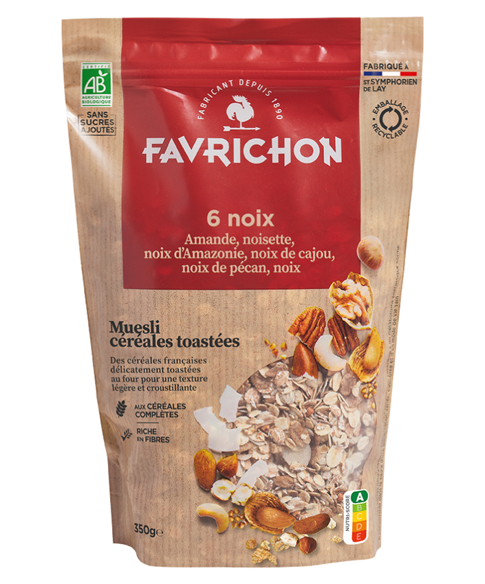 Favrichon Muesli 6 noix 350g