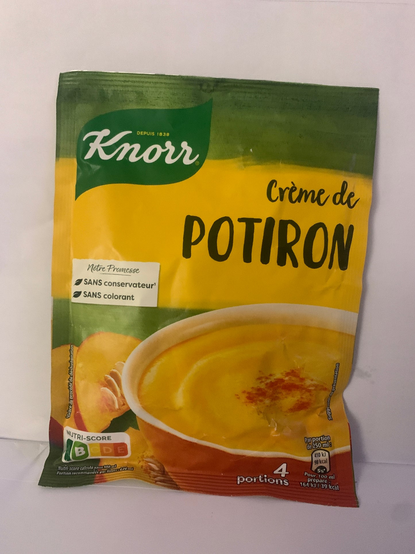 Knorr , Crème de potiron 100 g