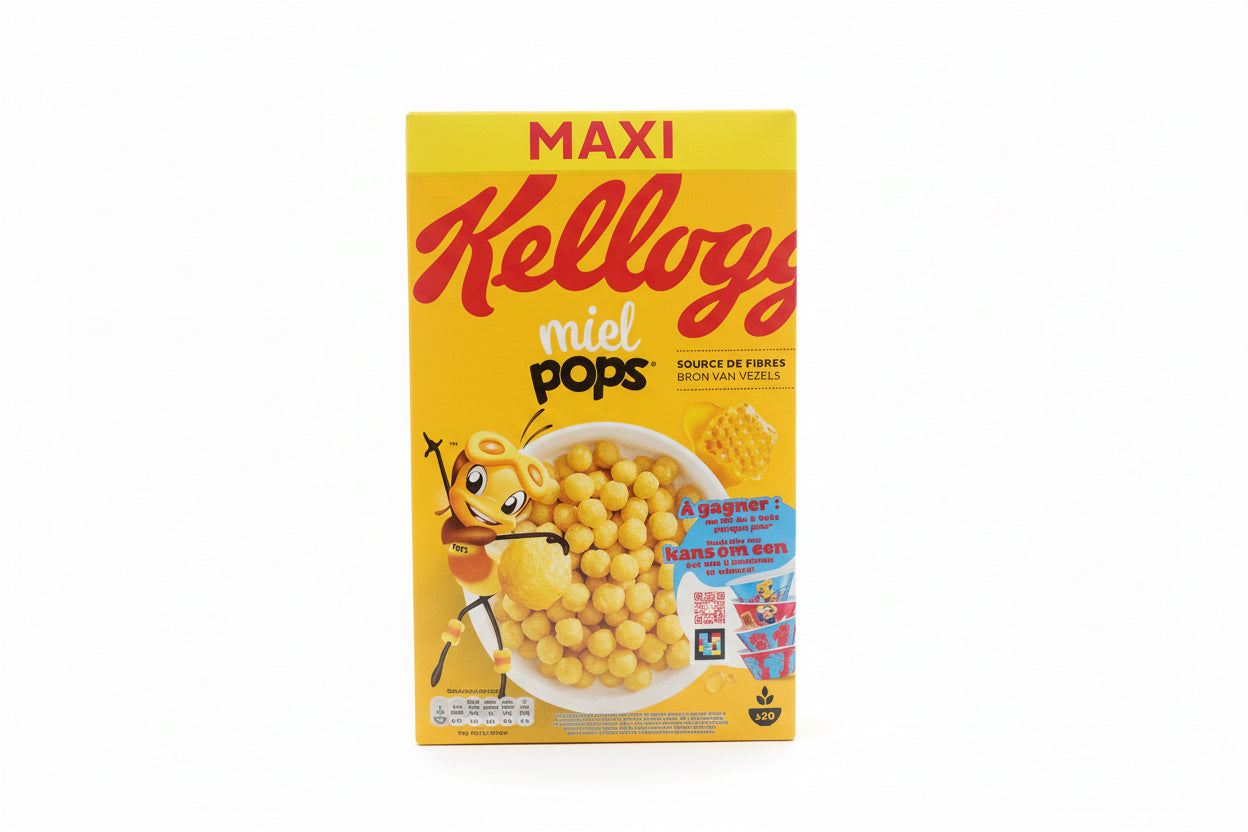 Leclerc, céréales Kellogg’s miel pops 620 g