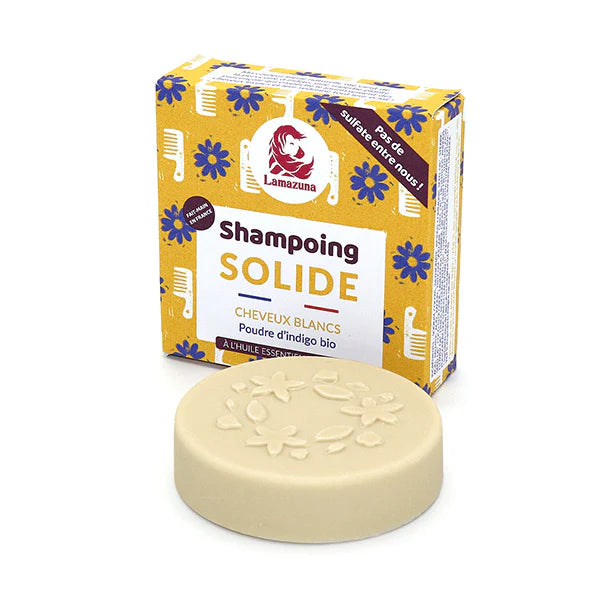 Lamazuna , Shampoing solide (Cheveux blancs, très clairs, décolorés) - 70 ml