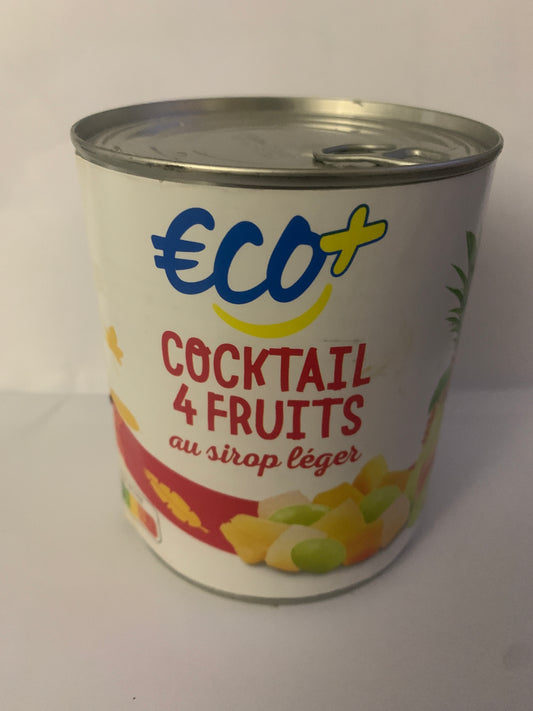 Eco ==== Cocktail 4 fruits en conserve