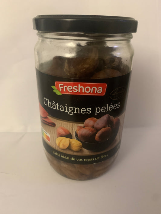 Freshona === Bocal  de Châtaignes pelées 420 g