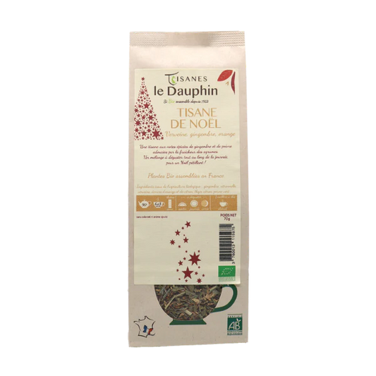 Tisanes Le Dauphin -- Tisane bio de noël  sachet - 70 g