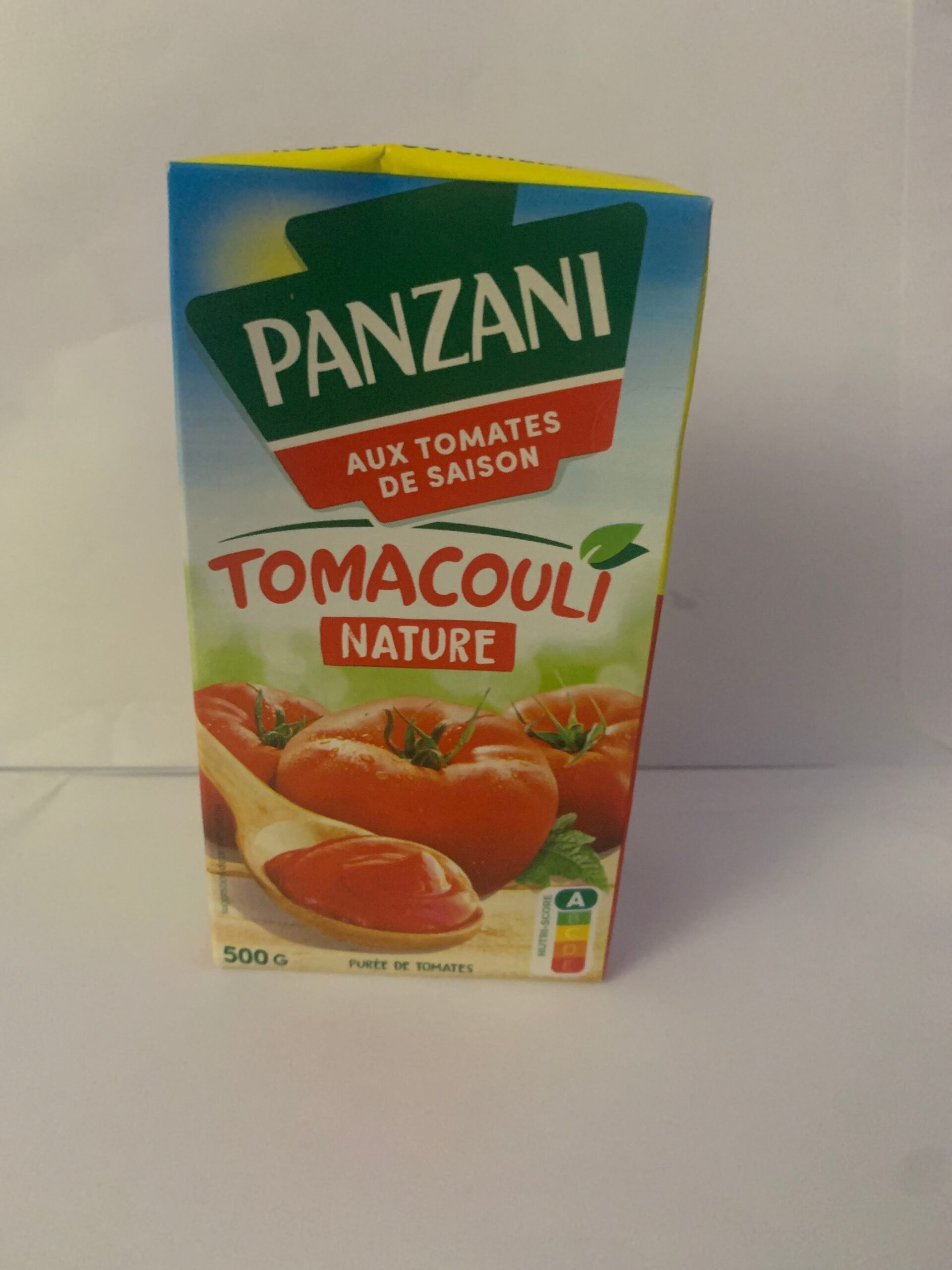 Panzani , Tomacouli Nature en brique de 500 g