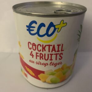 Eco , Cocktail 4 fruits en conserve