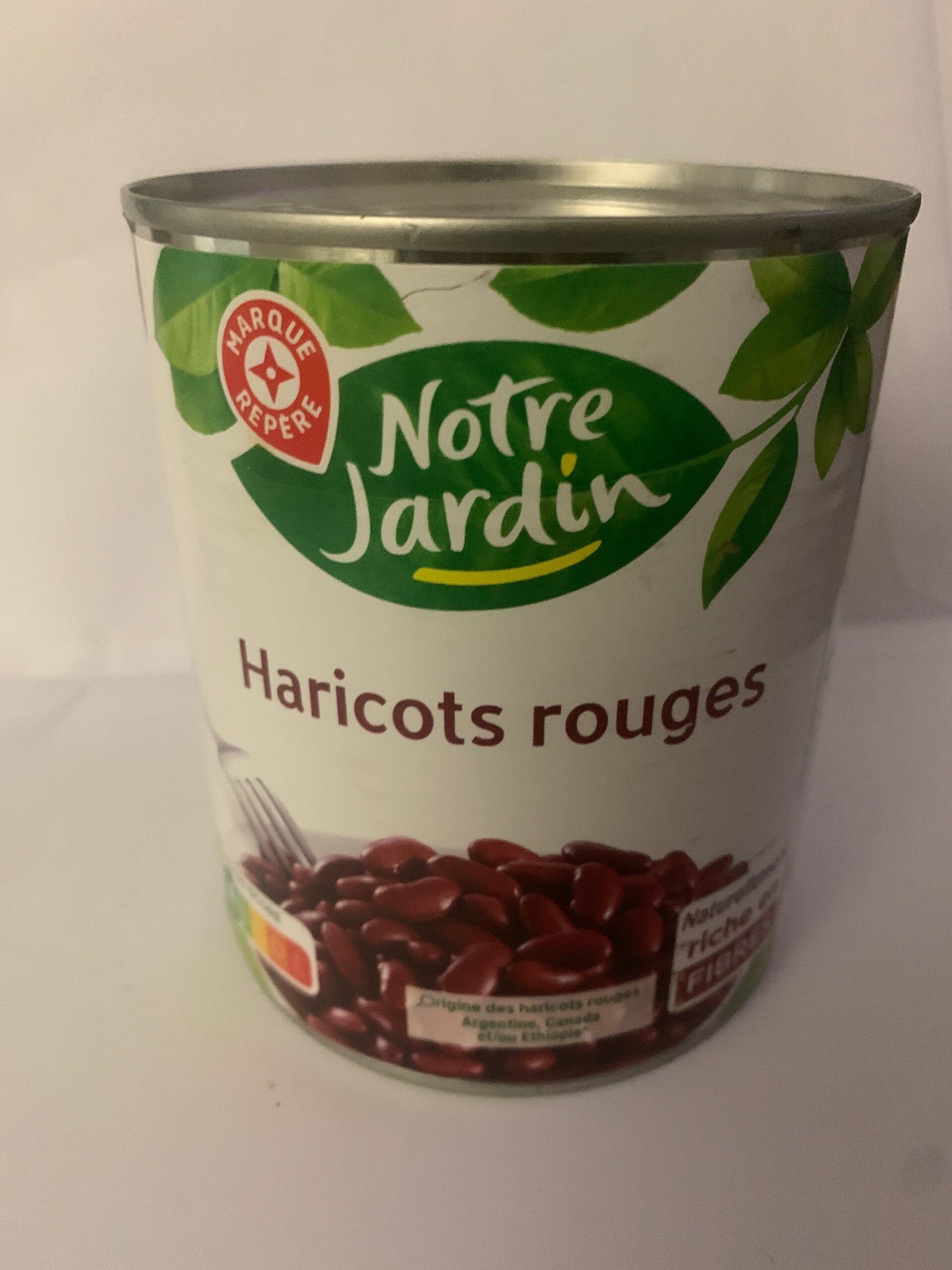 Notre Jardin , Conserve Haricots Rouges 800 g